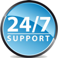 24/7 support